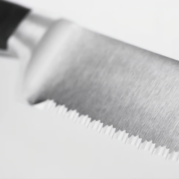 Classic 9" Precision Double-Serrated Bread Knife,Color Black, Retail $150.00 USD - Picture 2 of 10